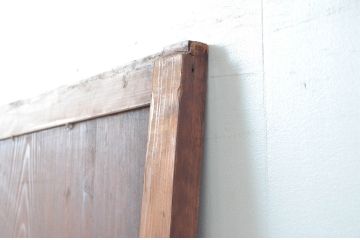 アンティーク建具　古民家インテリアにおすすめの帯戸1枚(板戸、引き戸)(R-080620)