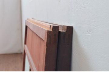 アンティーク建具　レトロな空間を演出する窓2枚セット(引き戸、ガラス戸)(R-080626)