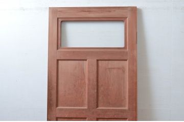 アンティーク建具　古い木味の素朴さが魅力のドア1枚(扉、木製扉、建具)(R-080633)