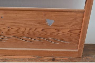 アンティーク建具　情緒あふれる空間づくりにおすすめの夏戸4枚セット(建具、簾戸、御簾戸、簀戸、葭戸、夏障子、引き戸、すど)(R-080634)