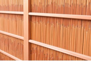 アンティーク建具　情緒あふれる空間づくりにおすすめの夏戸4枚セット(建具、簾戸、御簾戸、簀戸、葭戸、夏障子、引き戸、すど)(R-080634)