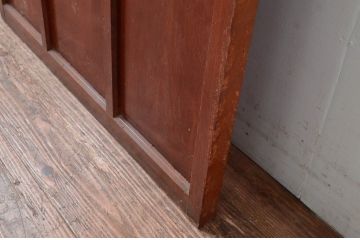 アンティーク建具　大正ロマンな雰囲気を盛り上げるガラス扉1枚(木製扉、ドア)(R-080636)