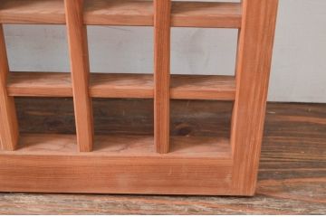 アンティーク建具　涼しげな和の空間を演出する幅狭夏戸4枚セット(引き戸、簾戸、簀戸、葭戸、すど、夏障子)(R-080643)