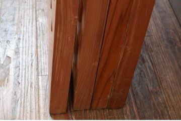 アンティーク建具　涼しげな和の空間を演出する幅狭夏戸4枚セット(引き戸、簾戸、簀戸、葭戸、すど、夏障子)(R-080644)