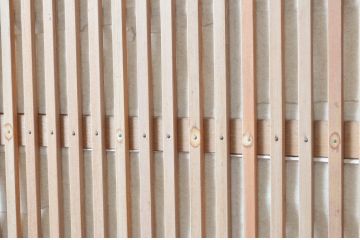 アンティーク建具　裏障子付き　和風の空間づくりにおすすめな格子戸3枚セット(ガラス帯戸、引き戸、建具)(R-080651)