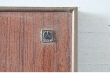 ビンテージ建具　ペイント仕上げ限定　金属製　どこか懐かしい雰囲気を感じるレトロなドア1枚(扉、木製ドア、ヴィンテージ)(R-080653)