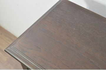 中古　希少な廃番品!!　えぞ民芸　ナラ材　さりげなく空間になじむシンプルで小ぶりな飾り棚(収納棚、戸棚、サイドキャビネット、リビングボード、引き出し)(R-080663)
