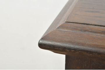 中古　希少な廃番品!!　えぞ民芸　ナラ材　さりげなく空間になじむシンプルで小ぶりな飾り棚(収納棚、戸棚、サイドキャビネット、リビングボード、引き出し)(R-080663)