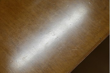 中古　カリモク家具(karimoku)　domani(ドマーニ)　Morganton(モーガントン)　希少なライトコニャック色　直線的でシンプルなデザインが取り入れやすいデスク　定価約18万円　(R-080666)