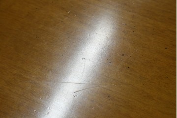 中古　カリモク家具(karimoku)　domani(ドマーニ)　Morganton(モーガントン)　希少なライトコニャック色　直線的でシンプルなデザインが取り入れやすいデスク　定価約18万円　(R-080666)