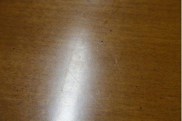 中古　カリモク家具(karimoku)　domani(ドマーニ)　Morganton(モーガントン)　希少なライトコニャック色　直線的でシンプルなデザインが取り入れやすいデスク　定価約18万円　(R-080666)