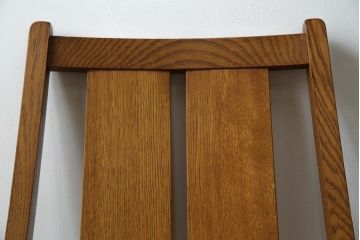 中古　美品　希少な廃番品　飛騨清見工房(HIDA kiyomi koubou)(大日家具工業)　楢(ナラ)材　無垢　ナラ無垢材がふんだんに使用された回転チェア2脚セット(板座チェア、回転イス、ダイニングチェア、椅子、バラ売り可能)(定価2脚で約16万円)(R-080672)
