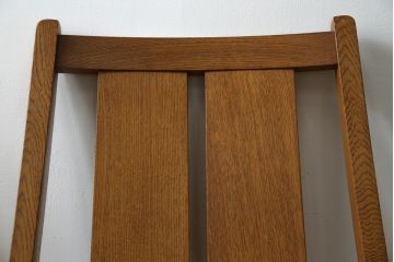 中古　美品　希少な廃番品　飛騨清見工房(HIDA kiyomi koubou)(大日家具工業)　楢(ナラ)材　無垢　ナラ無垢材がふんだんに使用された回転チェア2脚セット(板座チェア、回転イス、ダイニングチェア、椅子、バラ売り可能)(定価2脚で約16万円)(R-080672)