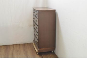 中古　maruni(マルニ木工)　地中海ロイヤルシリーズ(ROYAL)　シックな空間づくりにぴったりなチェスト(引き出し、サイドチェスト)(定価約35万円)(R-080676)