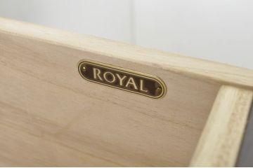 中古　maruni(マルニ木工)　地中海ロイヤルシリーズ(ROYAL)　シックな空間づくりにぴったりなチェスト(引き出し、サイドチェスト)(定価約35万円)(R-080677)