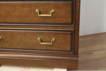 中古　maruni(マルニ木工)　地中海ロイヤルシリーズ(ROYAL)　シックな空間づくりにぴったりなチェスト(引き出し、サイドチェスト)(定価約35万円)(R-080677)