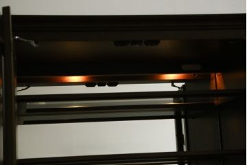 中古　美品　maruni(マルニ木工)　地中海ロイヤルシリーズ(ROYAL)　クラシカルな雰囲気を醸し出すサイドボード(キャビネット、収納棚、戸棚、飾り棚)(定価約54万円)(R-080679)
