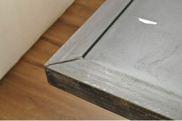 中古　超特大ド迫力!!　幅3m　堅牢な金型鋳造レッグの組み立て式アイアンテーブル(鉄脚テーブル、鉄製、食卓、4人掛け、6人掛け、ダイニングテーブル、作業台、ワークテーブル)(製作費約180万円)(R-080681)