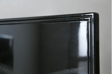 和製ビンテージ　新品未使用　展示品　超美品　香川漆器　漆工芸品　漆絵　貫涯　扇に草花の図が美しく描かれた折り畳み衝立(衝立て、つい立て、衝い立て、パーテーション、間仕切り、ディスプレイ、店舗什器、ヴィンテージ)(定価約200万円)(R-080687)