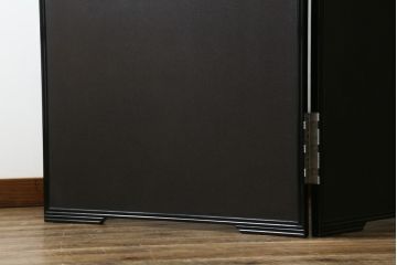 和製ビンテージ　新品未使用　展示品　超美品　香川漆器　漆工芸品　漆絵　貫涯　扇に草花の図が美しく描かれた折り畳み衝立(衝立て、つい立て、衝い立て、パーテーション、間仕切り、ディスプレイ、店舗什器、ヴィンテージ)(定価約200万円)(R-080687)