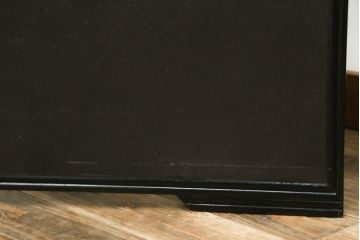 和製ビンテージ　新品未使用　展示品　超美品　香川漆器　漆工芸品　漆絵　貫涯　扇に草花の図が美しく描かれた折り畳み衝立(衝立て、つい立て、衝い立て、パーテーション、間仕切り、ディスプレイ、店舗什器、ヴィンテージ)(定価約200万円)(R-080687)