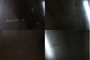 和風ビンテージ　輪島塗り　漆絵　迫力のある鶴の絵柄が目を惹く折り畳み衝立(衝立て、つい立て、衝い立て、パーテーション、仕切り、ヴィンテージ)(定価約180万円)(R-080688)