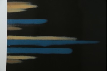 和風ビンテージ　輪島塗り　漆絵　迫力のある鶴の絵柄が目を惹く折り畳み衝立(衝立て、つい立て、衝い立て、パーテーション、仕切り、ヴィンテージ)(定価約180万円)(R-080688)