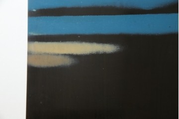 和風ビンテージ　輪島塗り　漆絵　迫力のある鶴の絵柄が目を惹く折り畳み衝立(衝立て、つい立て、衝い立て、パーテーション、仕切り、ヴィンテージ)(定価約180万円)(R-080688)