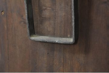 和製アンティーク　明治期　前面桐(キリ)材　味わい深い風合いの二段重ね関東衣装箪笥(和たんす、時代箪笥、収納タンス、整理箪笥、引き出し、バラ売り可能)(R-080694)