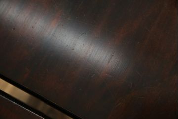 中古　北海道民芸家具　落ち着きのある空間づくりにおすすめのスツール2脚セット(花台、板座、飾り台、ディスプレイ台、バラ売り可能)(R-080702)