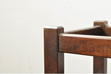 和製ビンテージ　希少な廃番品　北海道民芸家具　やさしい木のぬくもりが魅力的な傘立て(アンブレラスタンド、かさ立て、ヴィンテージ)(R-080705)