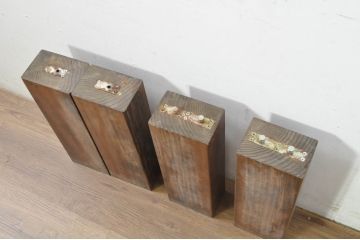 和製ビンテージ　特大!!　杉材一枚板　自然な木の風合いを楽しめるローテーブル(座卓、テーブルトップ、センターテーブル、リビングテーブル、ヴィンテージ)(R-080707)
