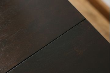 和製ビンテージ　松本民芸家具　D型バタフライ卓子　挽き物加工の脚が目を惹くバタフライテーブル(エクステンションテーブル、ダイニングテーブル、2人掛け、4人掛け、ヴィンテージ)(定価約38万円)(R-080709)