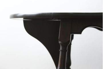 和製ビンテージ　松本民芸家具　D型バタフライ卓子　挽き物加工の脚が目を惹くバタフライテーブル(エクステンションテーブル、ダイニングテーブル、2人掛け、4人掛け、ヴィンテージ)(定価約38万円)(R-080709)