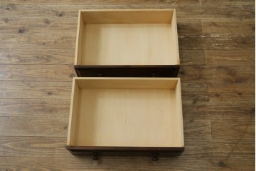 中古　美品　北海道民芸家具　HM535 小物タンス　小物収納におすすめ!! 和と洋どちらにも馴染むデザインが魅力のチェスト　定価約26万円　(R-080717)