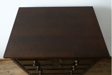中古　美品　北海道民芸家具　HM535 小物タンス　小物収納におすすめ!! 和と洋どちらにも馴染むデザインが魅力のチェスト　定価約26万円　(R-080717)