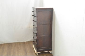 中古　美品　北海道民芸家具　HM535 小物タンス　小物収納におすすめ!! 和と洋どちらにも馴染むデザインが魅力のチェスト(整理箪笥、収納箪笥、引き出し)(定価約26万円)(R-080717)