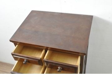 中古　美品　北海道民芸家具　HM535 小物タンス　小物収納におすすめ!! 和と洋どちらにも馴染むデザインが魅力のチェスト(整理箪笥、収納箪笥、引き出し)(定価約26万円)(R-080717)