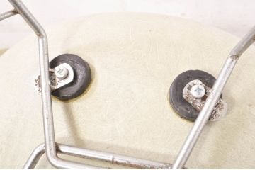アメリカビンテージ　Hermanmiller(ハーマンミラー社)　Charles & Ray Eames(チャールズ&レイ・イームズ)　シンプルで洗練されたフォルムがおしゃれなファイバーグラスサイドシェルチェア(ダイニングチェア、椅子、イス、ヴィンテージ)(R-080720)