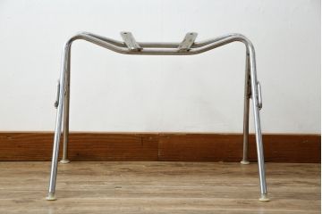アメリカビンテージ　Hermanmiller(ハーマンミラー社)　Charles & Ray Eames(チャールズ&レイ・イームズ)　シンプルで洗練されたフォルムがおしゃれなファイバーグラスサイドシェルチェア(ダイニングチェア、椅子、イス、ヴィンテージ)(R-080720)