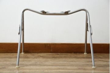 アメリカビンテージ　Hermanmiller(ハーマンミラー社)　Charles & Ray Eames(チャールズ&レイ・イームズ)　シンプルで洗練されたフォルムがおしゃれなファイバーグラスサイドシェルチェア(ダイニングチェア、椅子、イス、ヴィンテージ)(R-080720)