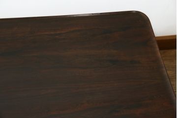 和製ビンテージ　希少　天童木工　HACO(ハコ)　ローズウッド　剣持勇　ジャパニーズモダンデザインのローテーブル(センターテーブル、リビングテーブル、ヴィンテージ)(R-080724)