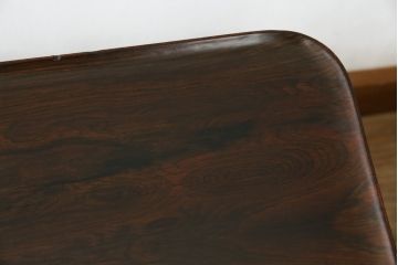 和製ビンテージ　希少　天童木工　HACO(ハコ)　ローズウッド　剣持勇　ジャパニーズモダンデザインのローテーブル(センターテーブル、リビングテーブル、ヴィンテージ)(R-080724)