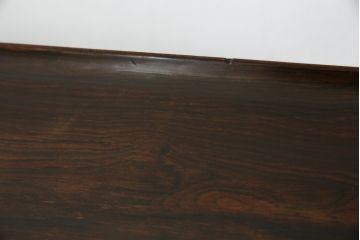 和製ビンテージ　希少　天童木工　HACO(ハコ)　ローズウッド　剣持勇　ジャパニーズモダンデザインのローテーブル(センターテーブル、リビングテーブル、ヴィンテージ)(R-080724)