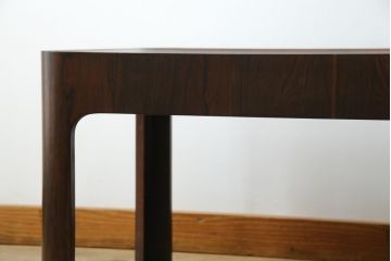 和製ビンテージ　希少　天童木工　HACO(ハコ)　ローズウッド　剣持勇　ジャパニーズモダンデザインのローテーブル(センターテーブル、リビングテーブル、ヴィンテージ)(R-080724)