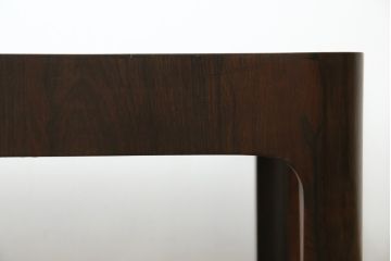 和製ビンテージ　希少　天童木工　HACO(ハコ)　ローズウッド　剣持勇　ジャパニーズモダンデザインのローテーブル(センターテーブル、リビングテーブル、ヴィンテージ)(R-080724)