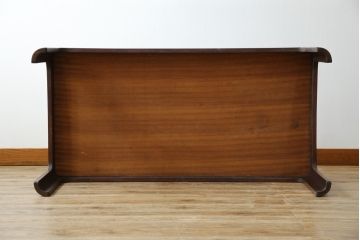 和製ビンテージ　希少　天童木工　HACO(ハコ)　ローズウッド　剣持勇　ジャパニーズモダンデザインのローテーブル(センターテーブル、リビングテーブル、ヴィンテージ)(R-080724)