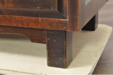 中古　北海道民芸家具　ドレッサーリメイク　洗練された佇まいが魅力のサイドボード(リビングボード、引き出し、サイドキャビネット)(R-080728)