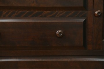 中古　北海道民芸家具　ドレッサーリメイク　洗練された佇まいが魅力のサイドボード　(R-080728)