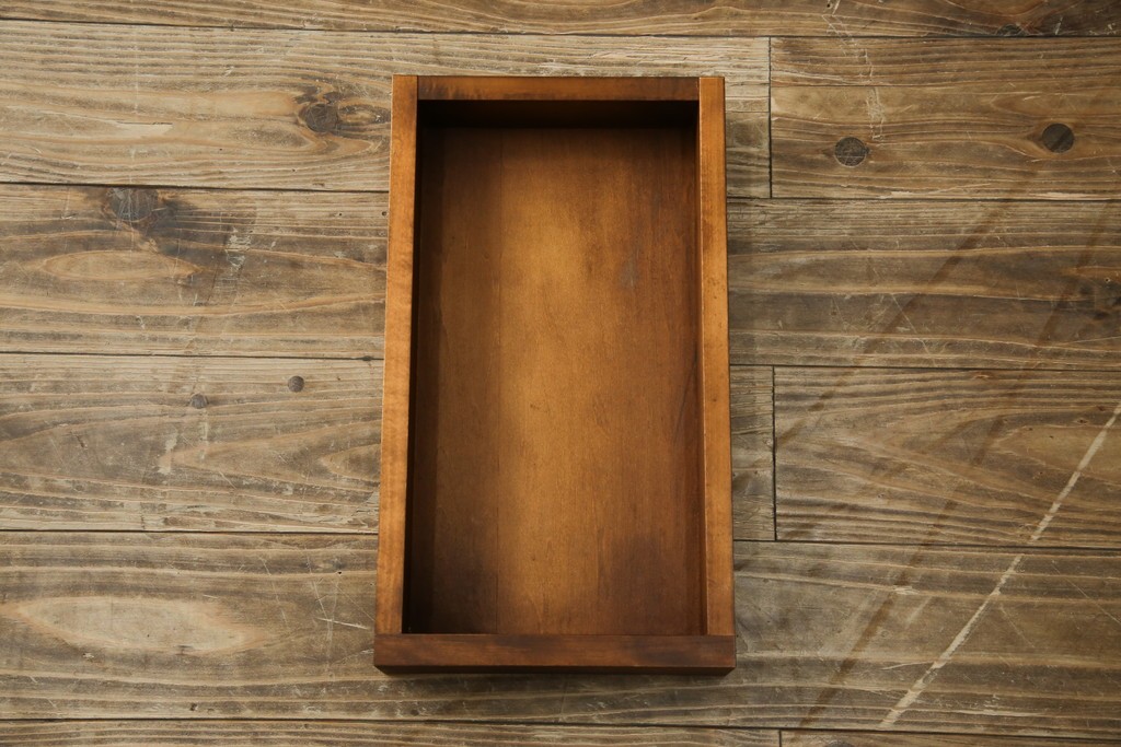 中古　北海道民芸家具　ドレッサーリメイク　洗練された佇まいが魅力のサイドボード　(R-080728)